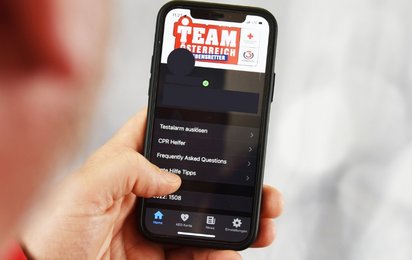 Imagefoto der Team Österreich Lebensretter App