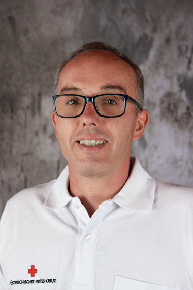 Portraitfoto von Michael Fischer, Rettungssanitäterausbildung für Zivildiener, EVASYS Feedbacksystem, Simulationstrainings