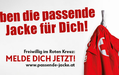 © OÖRK Plakat aus der Jackenkampagne