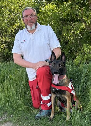 Rotes Kreuz, Marchfeld, Suchhunde, NÖ RK, Rettungshund