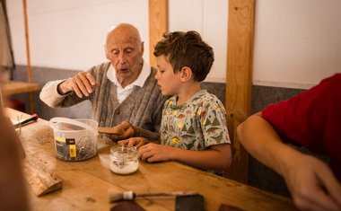 Generationsübergreifende Umsetzung beim letzten Workshop 