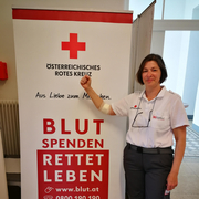 Foto von Tamara Tesak, Freiwillige Mitarbeiterin beim Roten Kreuz Klosterneuburg