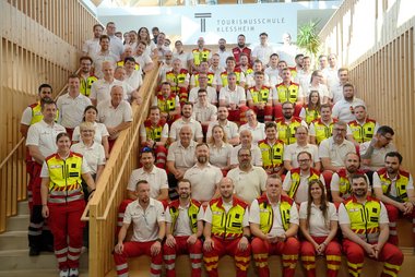 Gruppenfoto der Teilnehmerinnen des Notfallsanitäterinnen-Fortbildungstages.