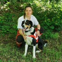 Romana Rieder mit Rüden Speedy