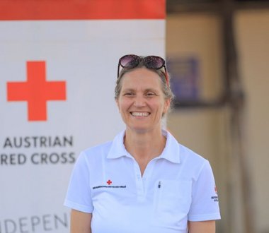 Michaela Pichler vom Österreichischen Roten Kreuz