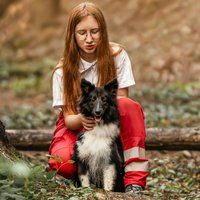 Sofie Prohaska mit Rüden Joy