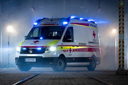 Rettungswagen des Roten Kreuzes Niederösterreich