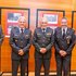 Am Bild sind in einer Reihe die Präsidenten des Roten Kreuzes Tirol zu sehen. Fünf Männer in Uniform