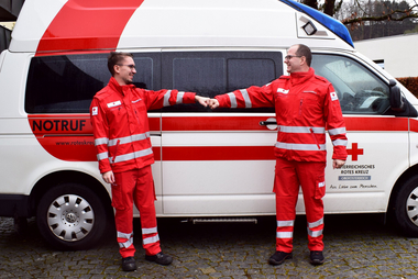 Michael Doppringer und Gerald Zwicklhuber Übergabe Ortsstellenleitung