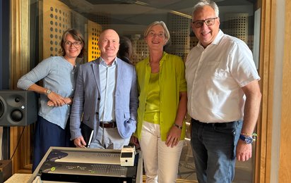 vlnr.: Isabella Richtar, Simon Lindenthaler, Gabriele Faber Wiener, Gerry Foitik