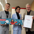 (v.l.) Biogena Regionalmanager Andreas Höllinger, Margarita Höllinger und OÖ. Rotkreuz-Präsident Dr. Aichinger Walter