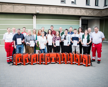 Gruppenfoto First Responder Hirschegg-Pack