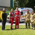 Mitarbeiter:innen von Feuerwehr, Post und Rettungsdienst