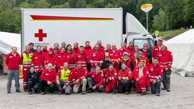Gruppenfoto der Teilnehmerinnen der WASH-Bundesübung
