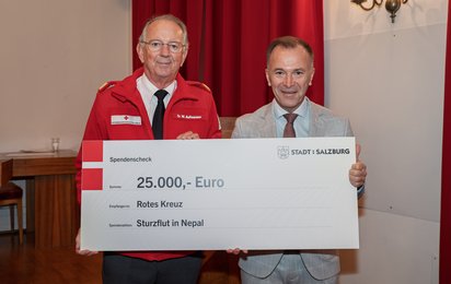 Großzügige Spende