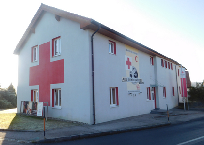 Außenansicht Rot Kreuz Gebäude Allentsteig