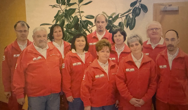 Ein Teamfoto des Kriseninterventions-Teams des Roten Kreuz Waidhofen/Thaya aus dem Jahr 2010.