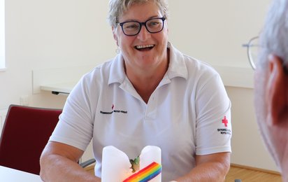 Hospizmitarbeiterin Christine Zweimüller