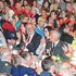 Applaudierende Publikumsgäste