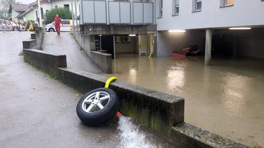 Wasser an der Bezirksstelle Purkersdorf-Gablitz