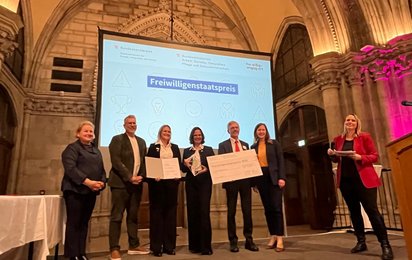 Übergabe des Staatspreises in der Kategorie Katastrophenschutz und Notfallhilfe