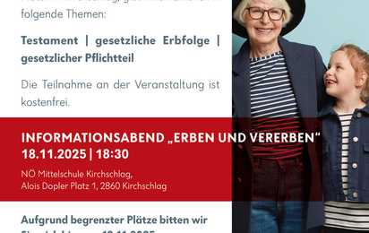 Infoveranstaltung Erben und Vererben