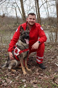 Ivan Libera mit Hündin Lilo