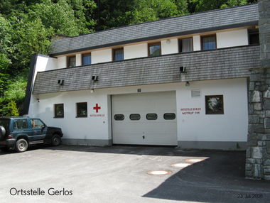 Außenansicht der Ortsstelle Gerlos