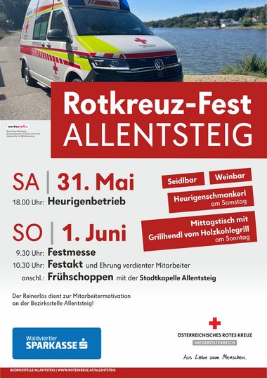 Plakat Rotkreuz Fest 2025