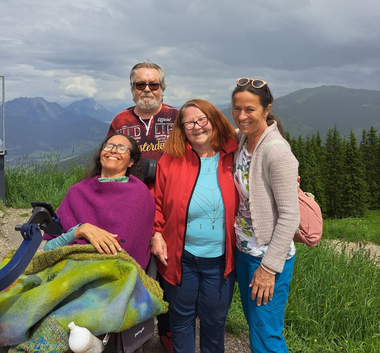 Mit dem Herzenswunschmobil in die Berge