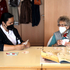 Kartenspielen mit Klientin