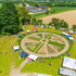 Klostergarten Pupping beim Festival der Vereine von oben