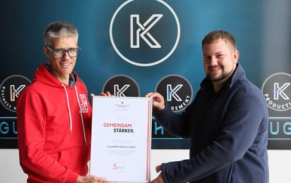 Kienbacher GmbH verlängert Partnerschaft mit dem Roten Kreuz bis 2027 - © Kienbacher GmbH/Michael Tillian Kienbacher Unternehmenskooperation