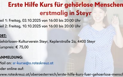 © OÖRK Erste-Hilfe-Kurs für Gehörlose