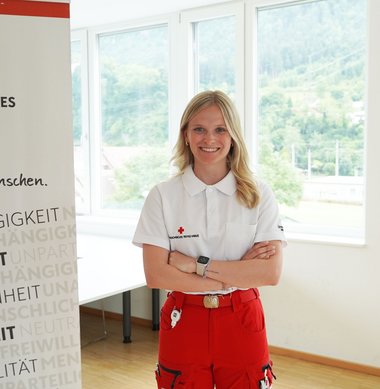 Jasmin Hosp absolvierte 2024/2025 das Freiwillige Sozialjahr beim Roten Kreuz Vorarlberg - ihr Resümee: Es war eine tolle Zeit mit vielen wertvollen Erfahrungen und großer Dankbarkeit und vor allem einem veränderten Blick auf soziales Engagement.