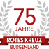 Jubiläumslogo 75 Jahre Rotes Kreuz Burgenland