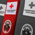 Rot-Kreuz-Jacken mit Zivildienstabzeichen