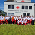 Angehende Rettungssanitäter:innen mit Prüfungsteam (c) Rotes Kreuz Salzburg