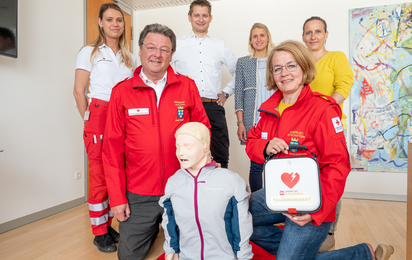 Erste Hilfe rettet Leben: Defi-Schulung im Landhaus St. Pölten