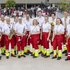 Die Rotkreuz-Musik Steiermark nach ihrem Auftritt bei der Eröffnungsfeier der Rotkreuz-Landeszentrale