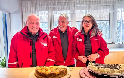 Das Team des Cafés in Thalheim