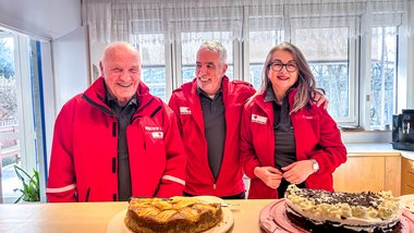 Das Team des Cafés in Thalheim