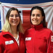 Stephanie und Hannah vom Jugendrotkreuz Klosterneuburg