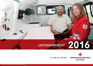 Leistungsbericht 2016 Rotes Kreuz Burgenland, Titelblatt