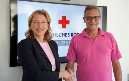 Sabine Tischler (Landesgeschäftsführerin), Alexander Maier (Betriebsratsvorsitzender)