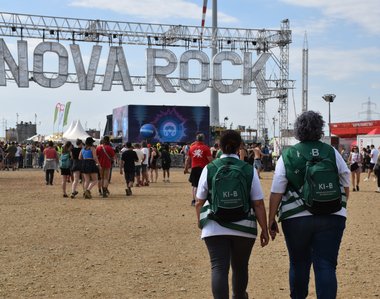 Krisenintervention vom Roten Kreuz Burgenland am Nova Rock