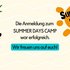 Bestätigung der Anmeldung zum Summer Days Camp 2025