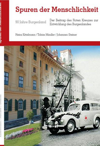 Buchcover Spuren der Menschlichkeit, Chronik des Roten Kreuzes Burgenland