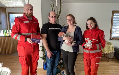 Einsatz mit Geburt im Fahrzeug