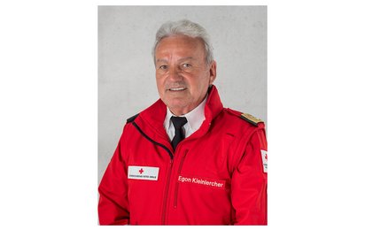 Egon Kleinlercher, Rotkreuz-Uniform, Bezirksstellenleiter, Bezirksstelle Osttirol